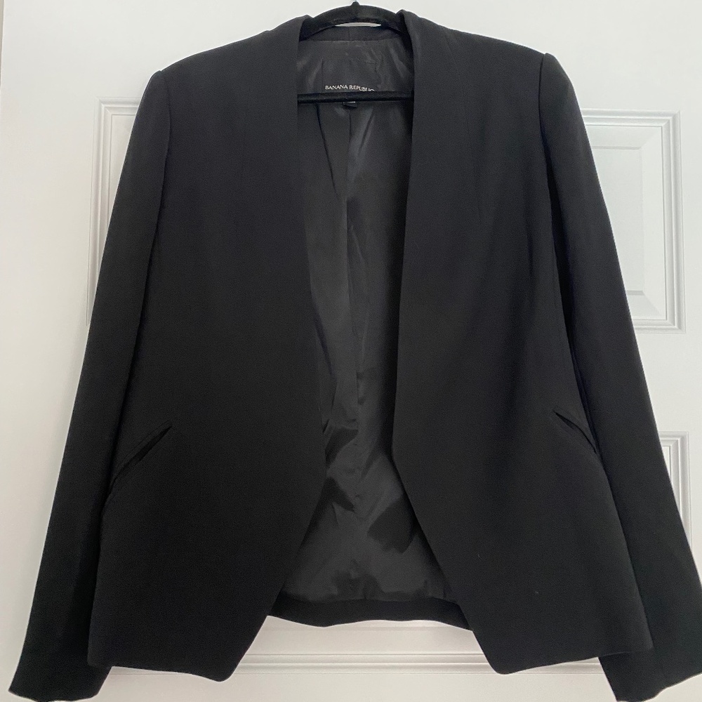 Banana Republic Black Blazer 8